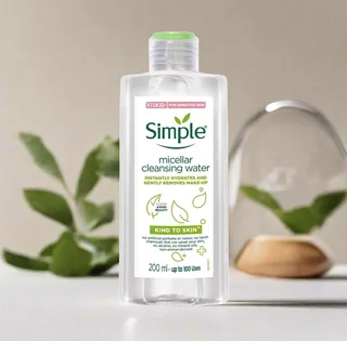 میسلار واتر سیمپل مدل Kind To Skin Micellar Cleansing Water حجم ۲۰۰ میلی‌لیتر