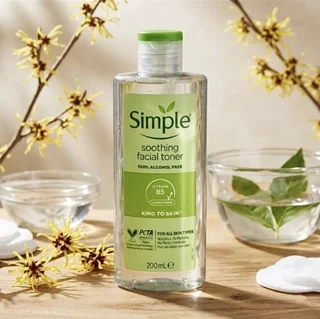 تونر صورت سیمپل مدل Soothing Facial Toner حجم ۲۰۰ میلی‌لیتر